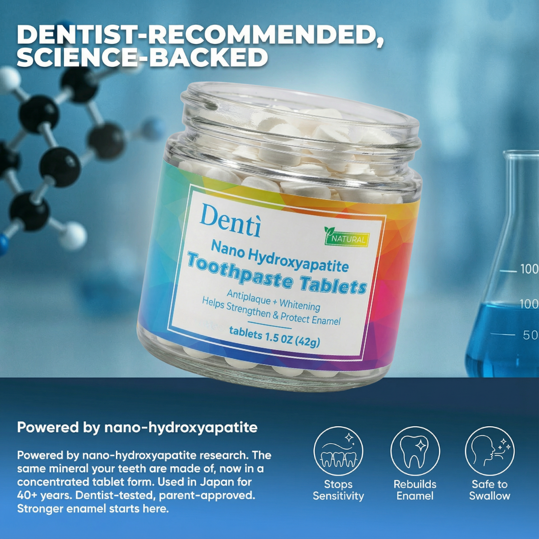 Dentì Nano-Hydroxyapatite Toothpaste Tablets