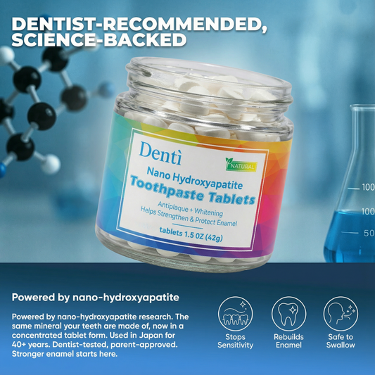 Dentì Nano-Hydroxyapatite Toothpaste Tablets
